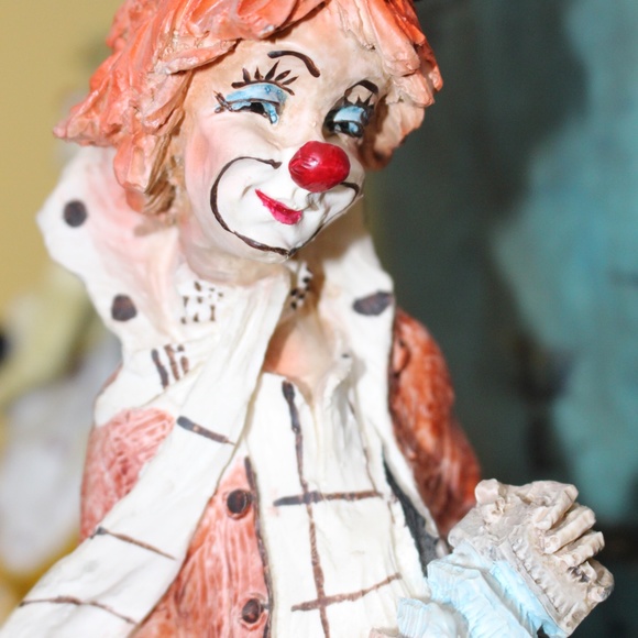 Lot of 4 Big top musical band circus clowns Resin Cast Hand panted - Picture 8 of 15